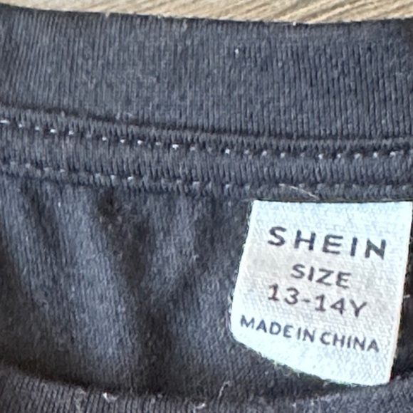 SHEIN Black Slam Dunk Kids Tee - Picture 3 of 4